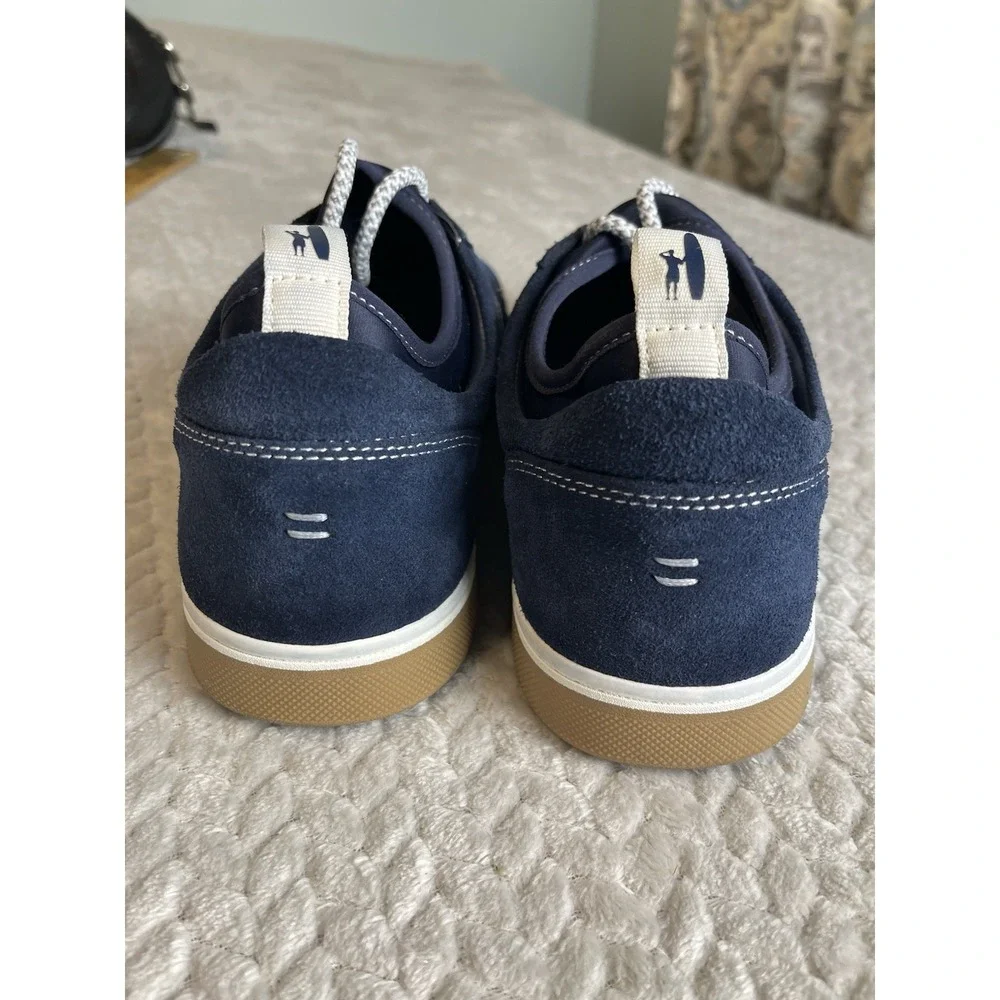 Johnnie-O Mens Navy Blue Surfside Tennis Shoes‎ Size 10 M